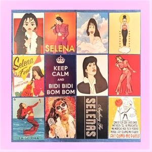 Custom Selena Stickers Large Set of 12